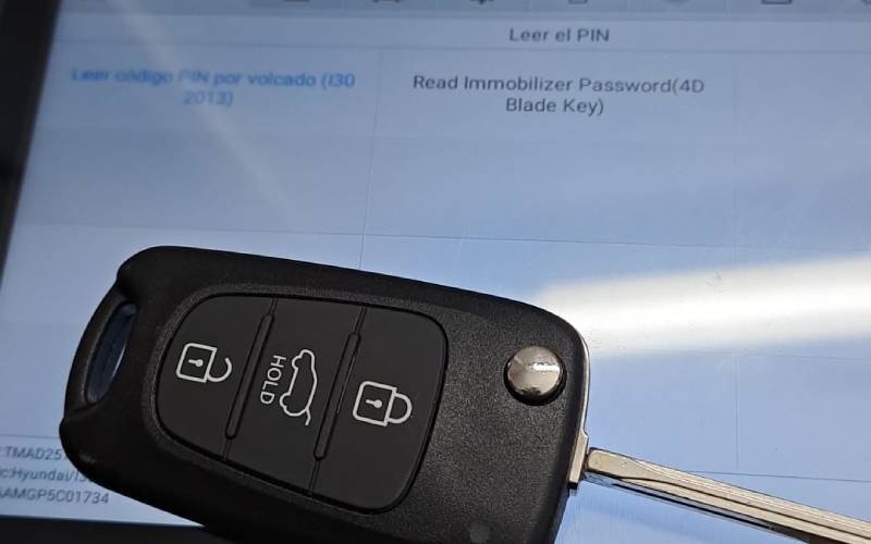 Duplicado de llave de coche en el ejido